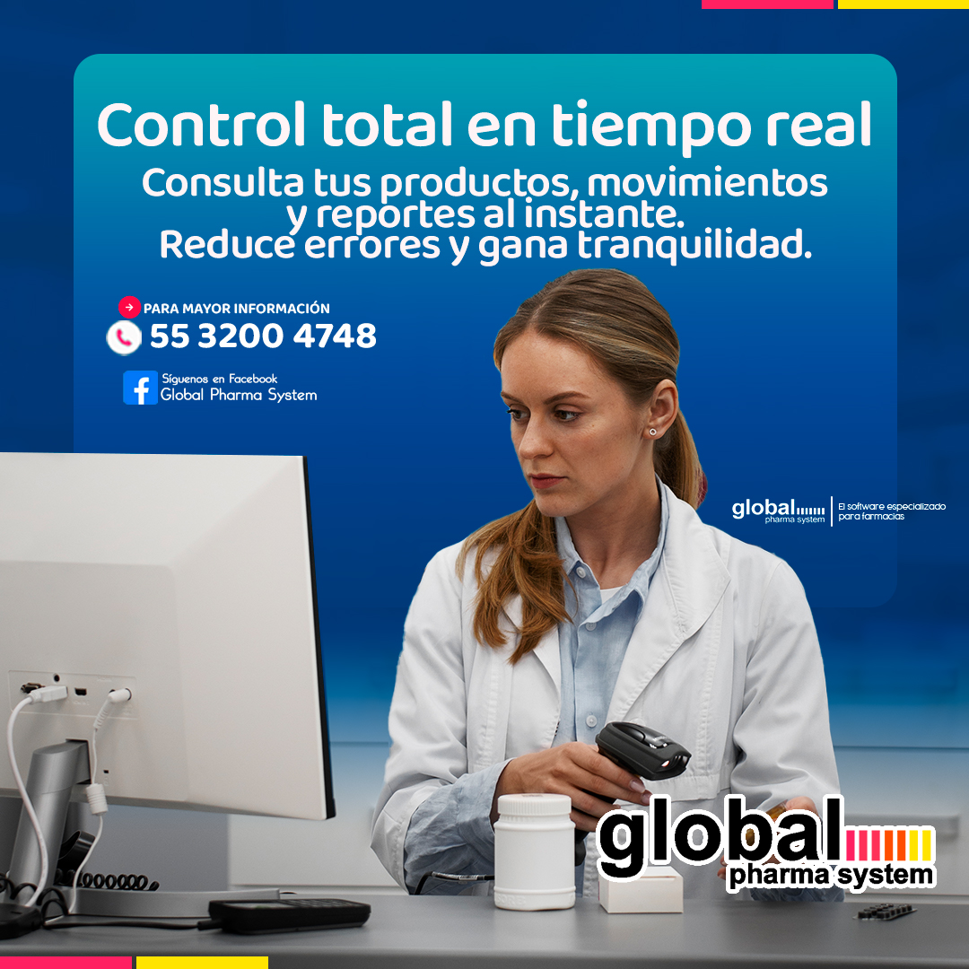 Control total en tiempo real para farmacias